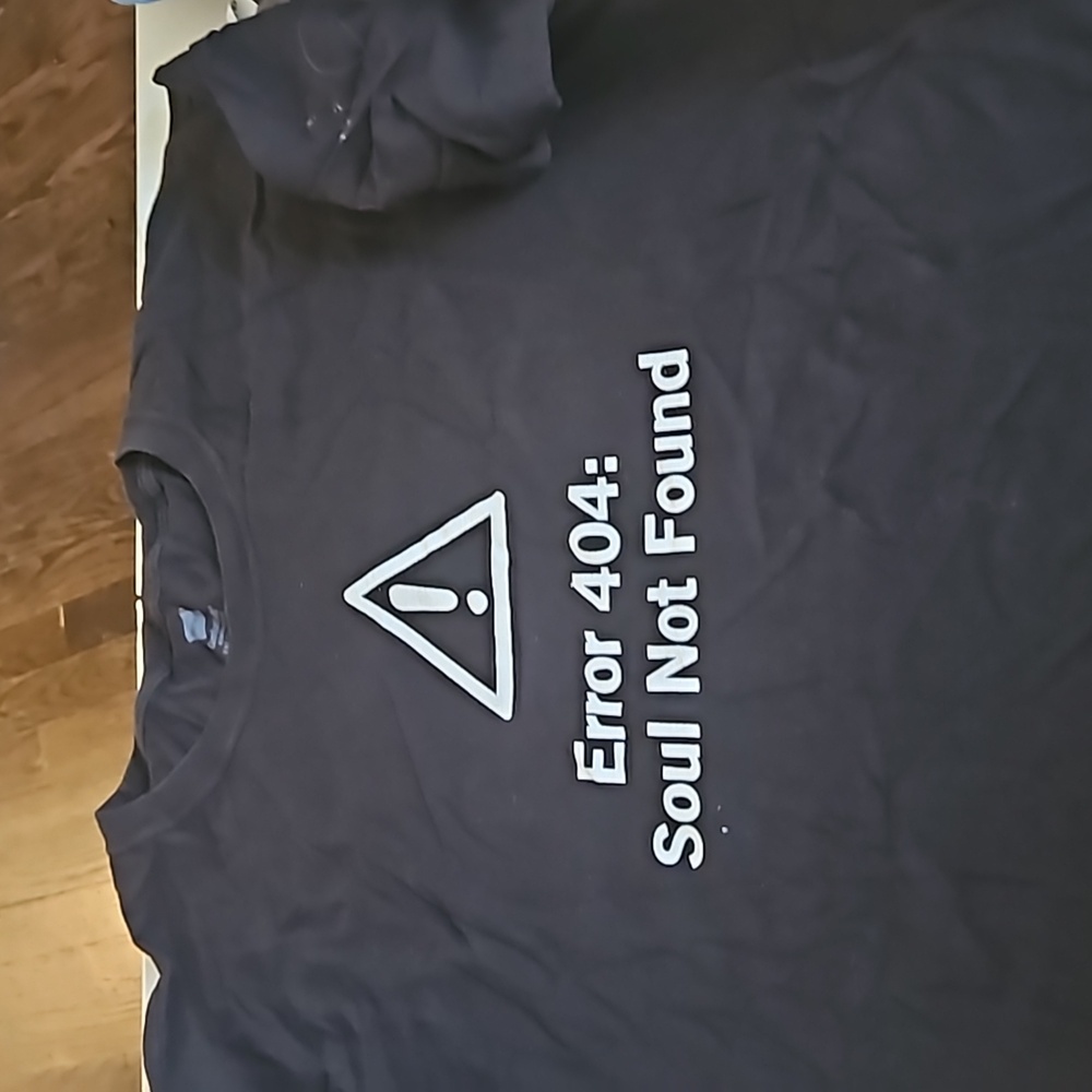 Computer/horror mash-up tshirt humor